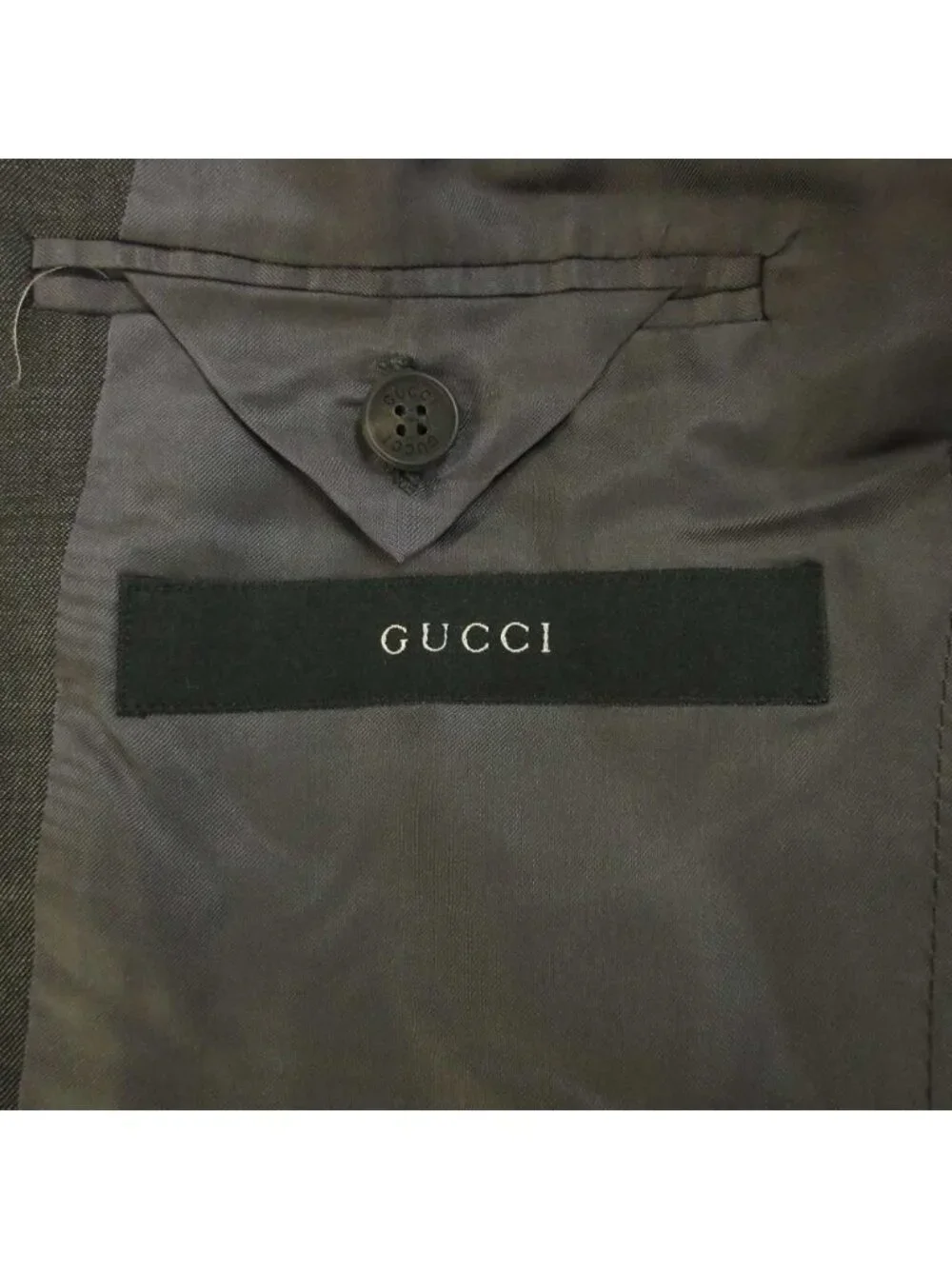 Gucci Suit Set Top and Bottom Tailored Jacket Wool Single Fully Lined Side Vent
